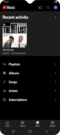 Press the required category and go to the required audio file. Press the required category and go to the required audio file.
