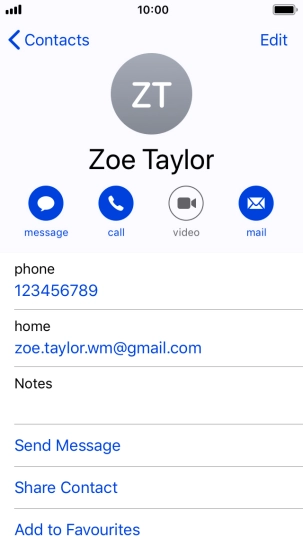 Press the required number.