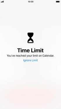 Press Ignore Limit.