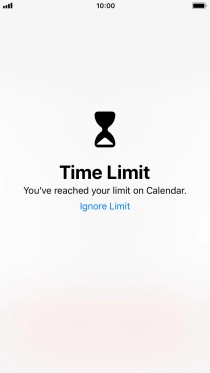 Press Ignore Limit.