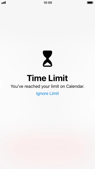 Press Ignore Limit.