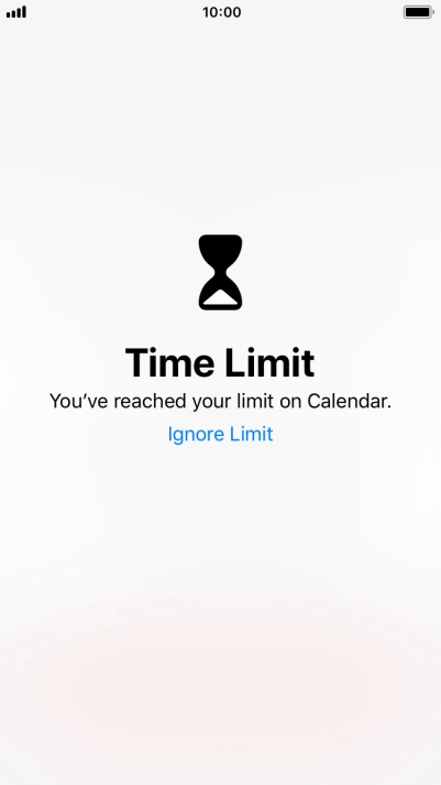Press Ignore Limit.