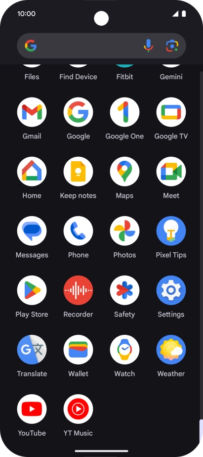 Open the Messages.
