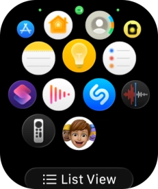 Press the Digital Crown to return to the home screen. Press the Digital Crown to return to the home screen.