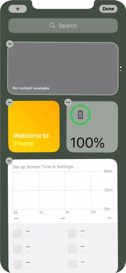 Press the add icon.
