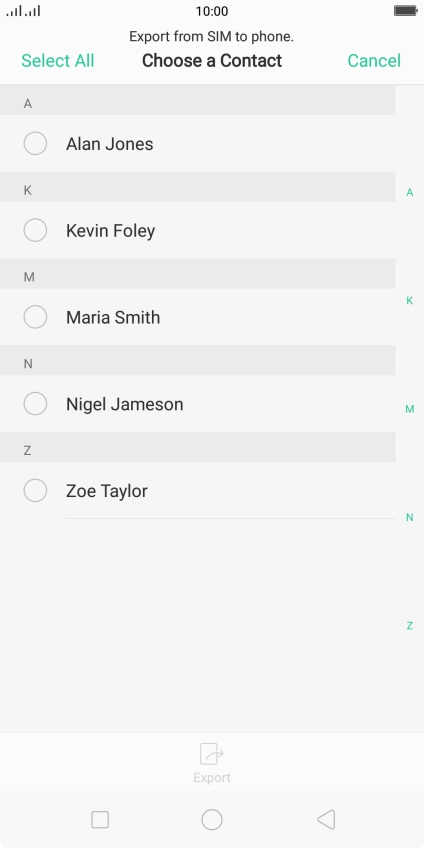 Press Select All.