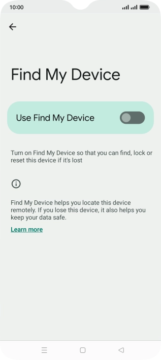 Press the indicator next to Press the indicator next to