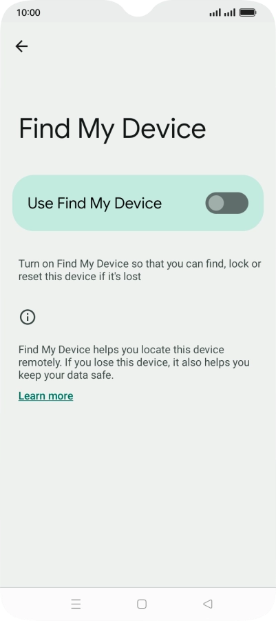 Press the indicator next to Press the indicator next to