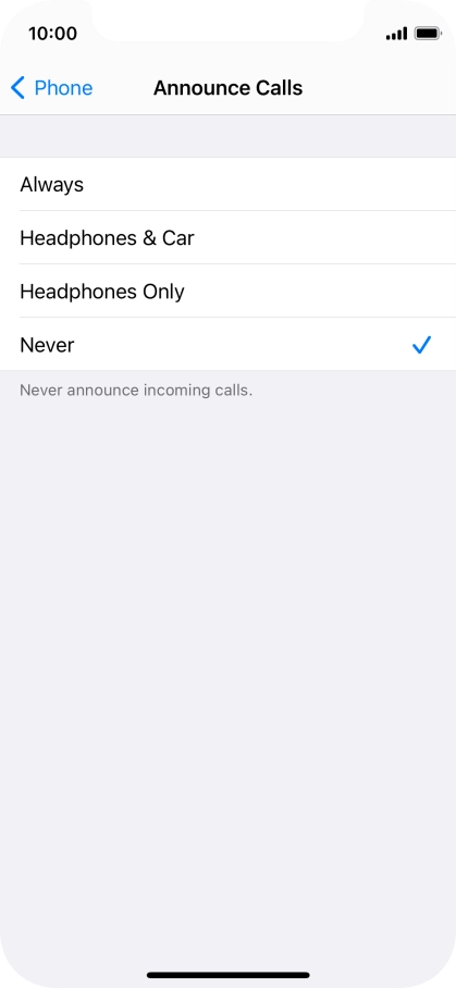 Press Always to turn on the function when silent mode is turned off.