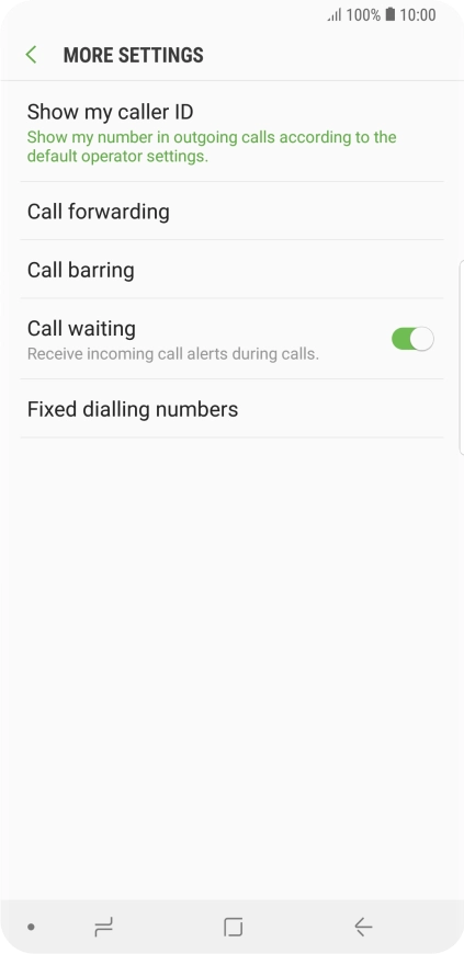 Press Fixed dialling numbers.