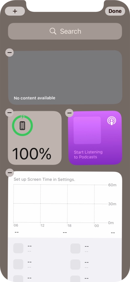 Press the add icon.