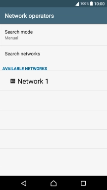 Press Search mode.