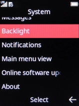 Select About.