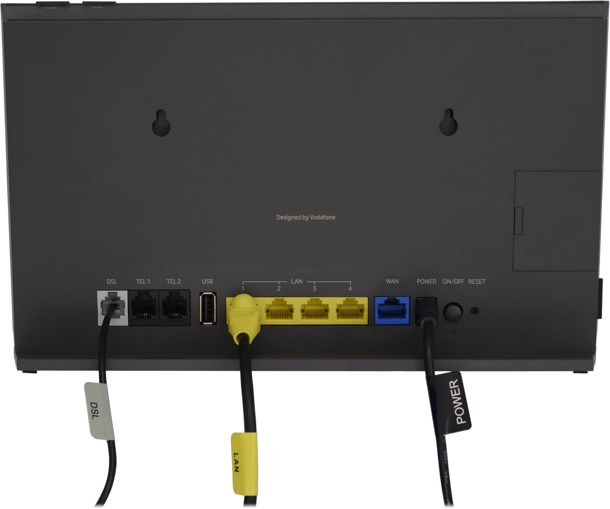Connect the power supply to the power plug to turn on your modem. It may take several minutes for your modem to re-establish the internet connection.
