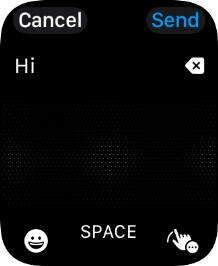 Press the input icon. Press the input icon.