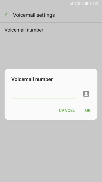 Key in +61414121121 and press OK.