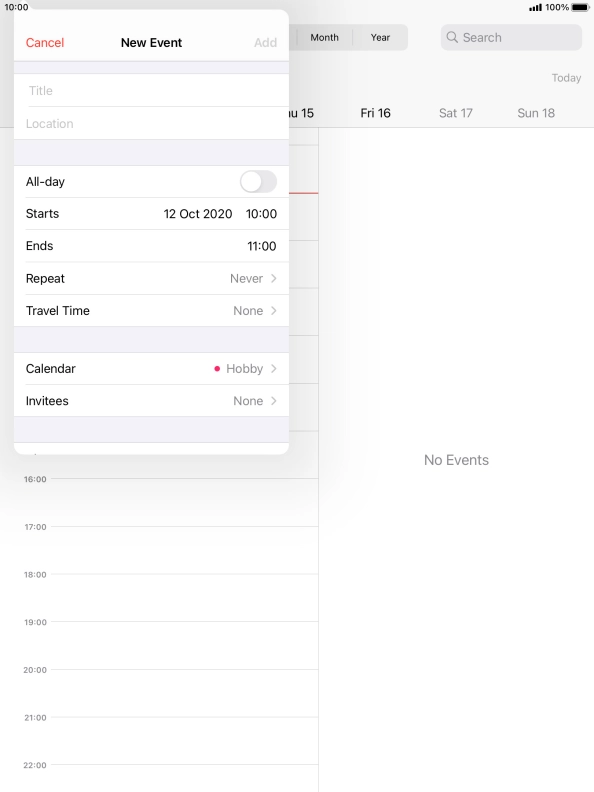 Press the Home key to return to the home screen.