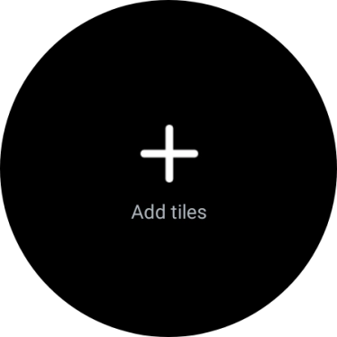 Press Add tiles. Press Add tiles.