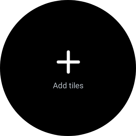 Press Add tiles. Press Add tiles.