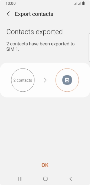 Press OK. Press OK.