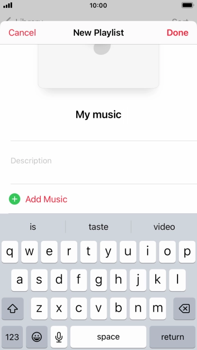 Press Add Music.