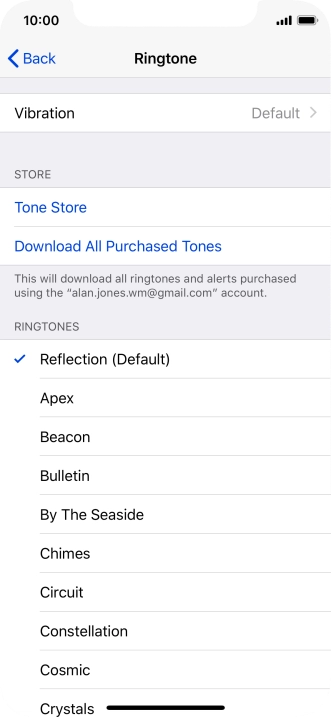 Press the required ring tones to hear them. Press the required ring tones to hear them.