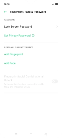Press Lock Screen Password and key in the additional phone lock code you created earlier. Press Lock Screen Password and key in the additional phone lock code you created earlier.
