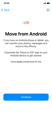 To transfer content to your phone, you need to install the app 