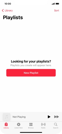 Press New Playlist.