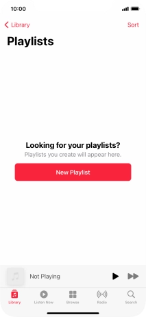 Press New Playlist.