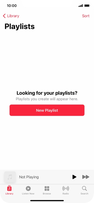 Press New Playlist.