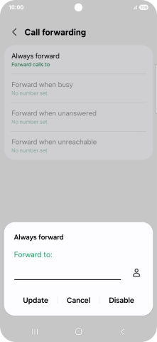 Press Disable.