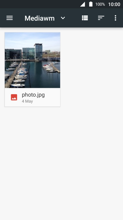Press the required picture. Press the required picture.