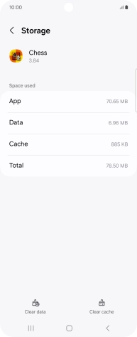 Press Clear cache.