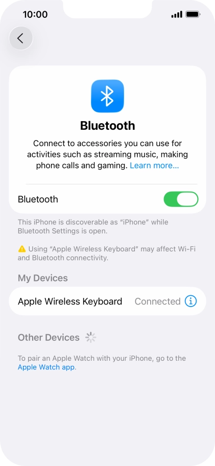 Slide your finger upwards starting from the bottom of the screen to return to the home screen.