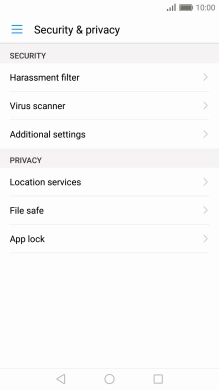 Press Additional settings.