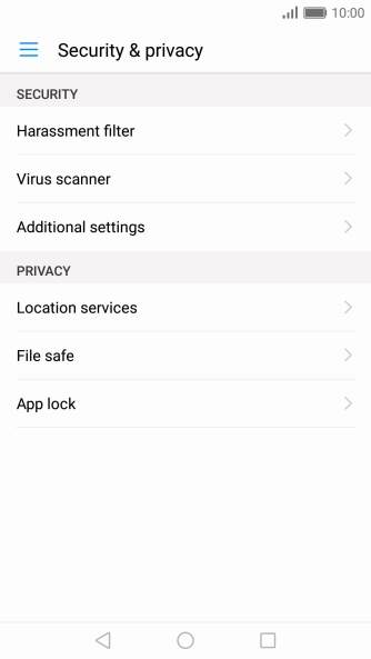 Press Additional settings.