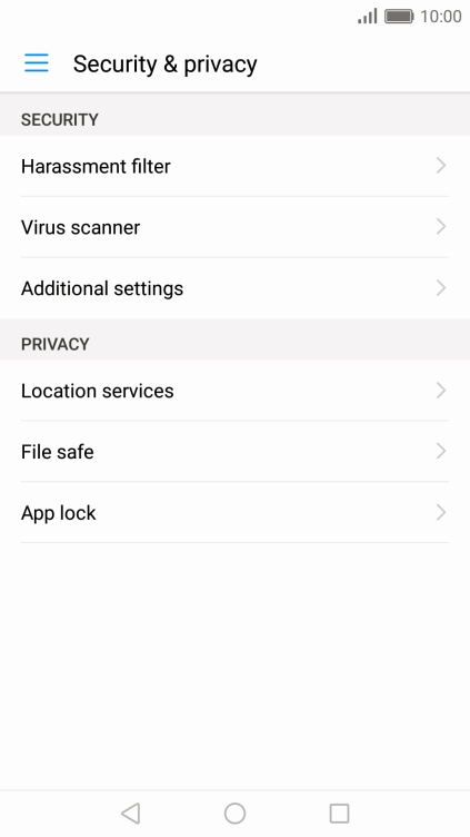 Press Additional settings.