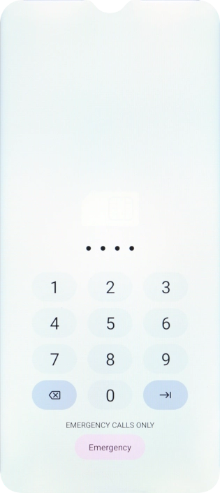 If you're asked to key in your PIN, do so and press arrow right.