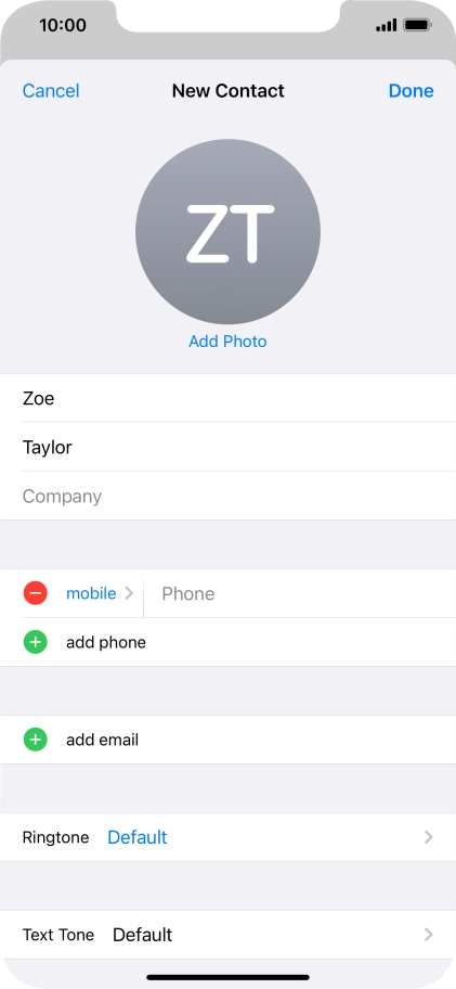 Press Phone and key in the required phone number. Press Phone and key in the required phone number.