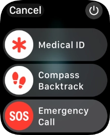 Press the power off icon.
