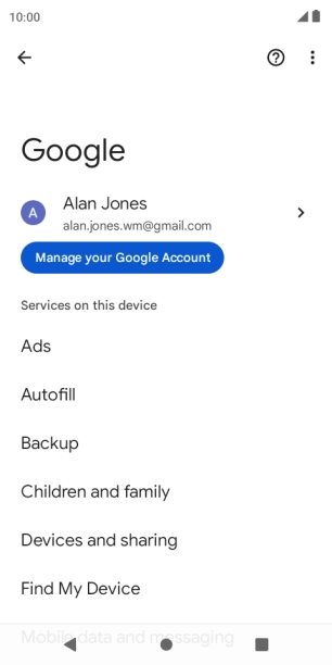 Press Find My Device. Press Find My Device.