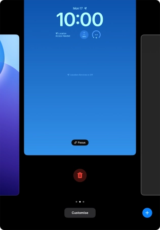 Press the delete icon. Press the delete icon.