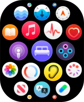Press the music player icon.