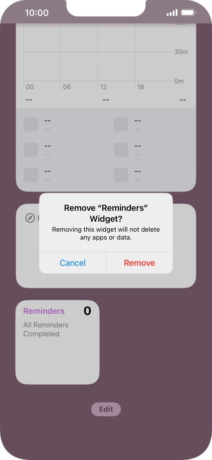 Press Remove.
