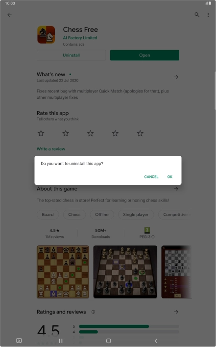 Press OK. Press OK.