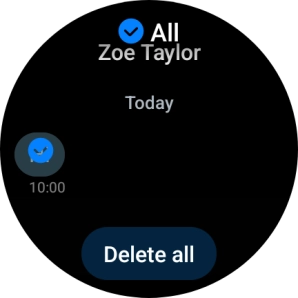 Press Delete all.