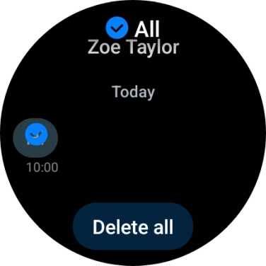 Press Delete all.