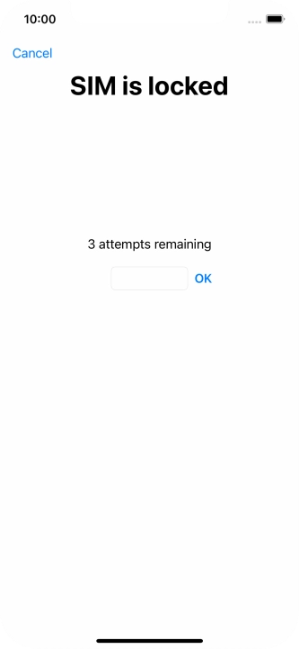 If your SIM is locked, key in your PIN and press OK. If your SIM is locked, key in your PIN and press OK.