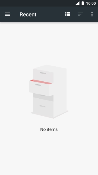 Slide your finger right starting from the left side of the screen. Slide your finger right starting from the left side of the screen.